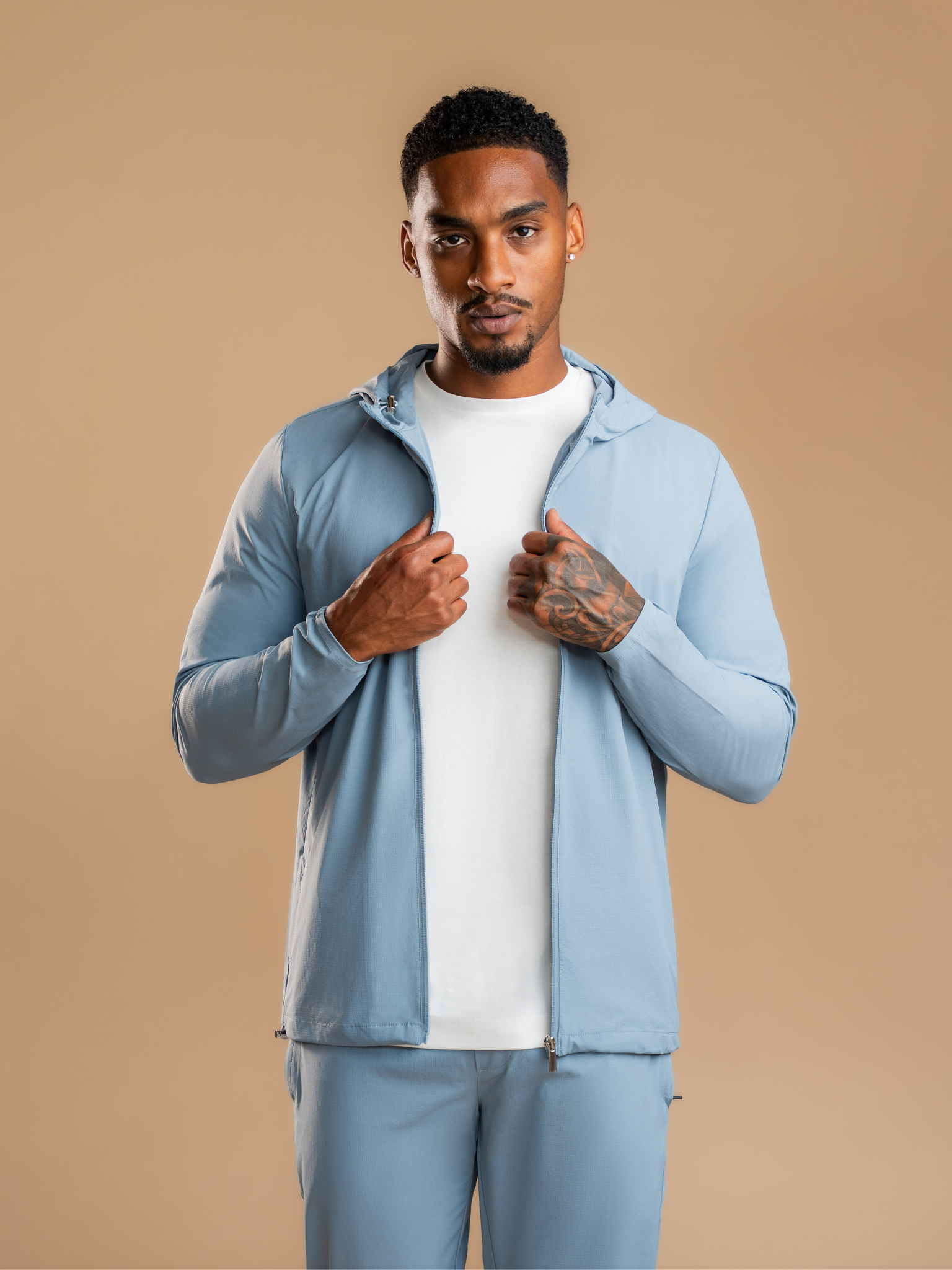 Tech Windbreaker - Ocean Blue