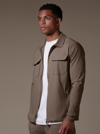 Cargo Tech Jacket - Mocca