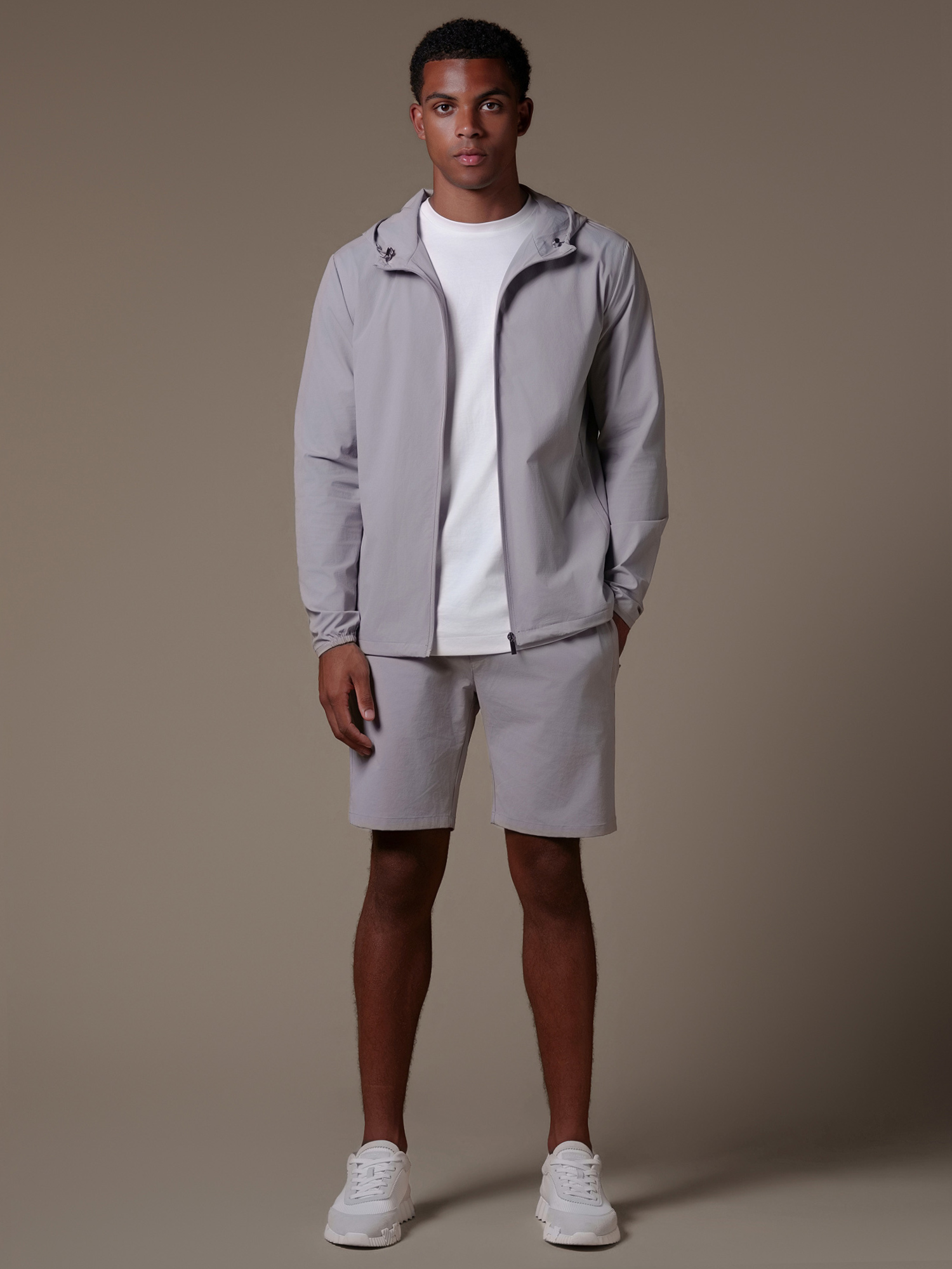 Tech Windbreaker Set - Grey