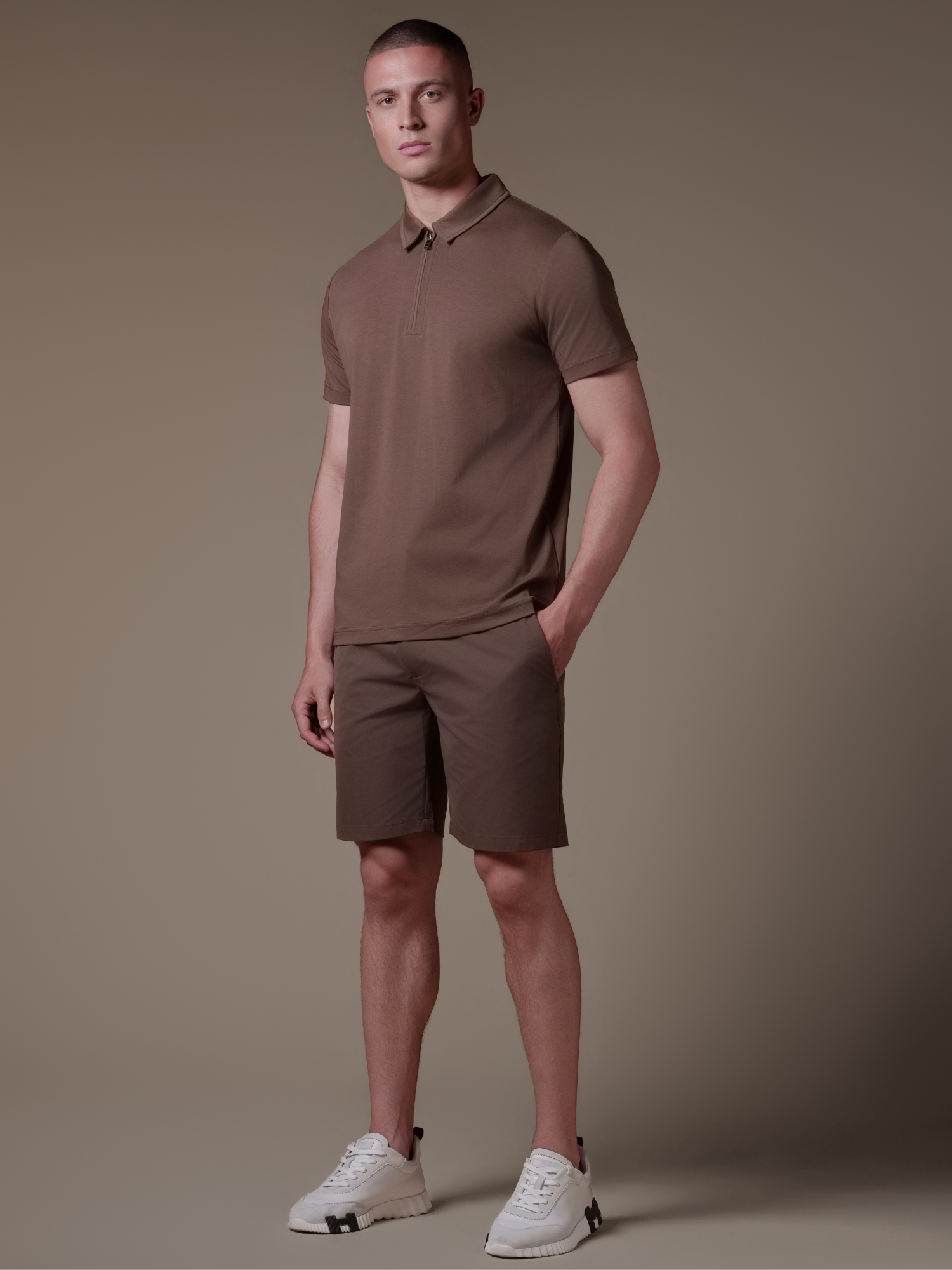 Lux Zipper Set -Brown