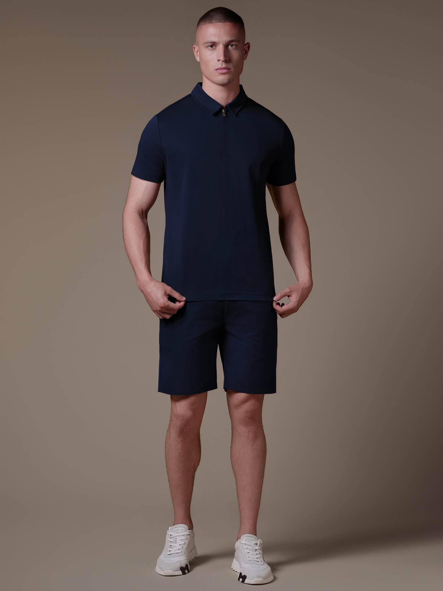 Lux Zipper Set - Navy