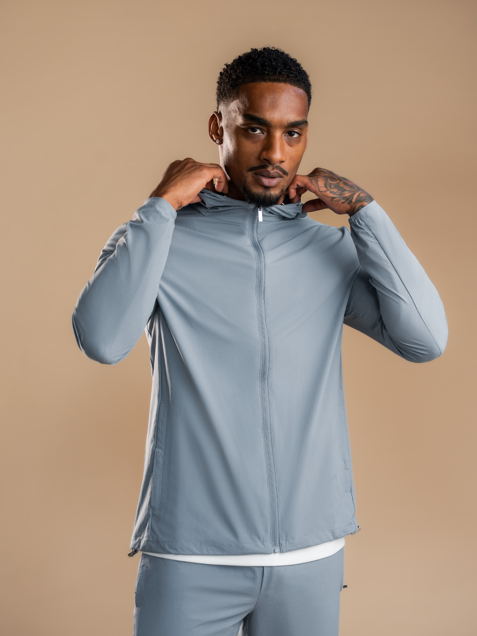 Tech Windbreaker Set - Ocean Blue