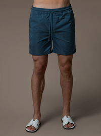 Zip Swim Short - Ocean Blue