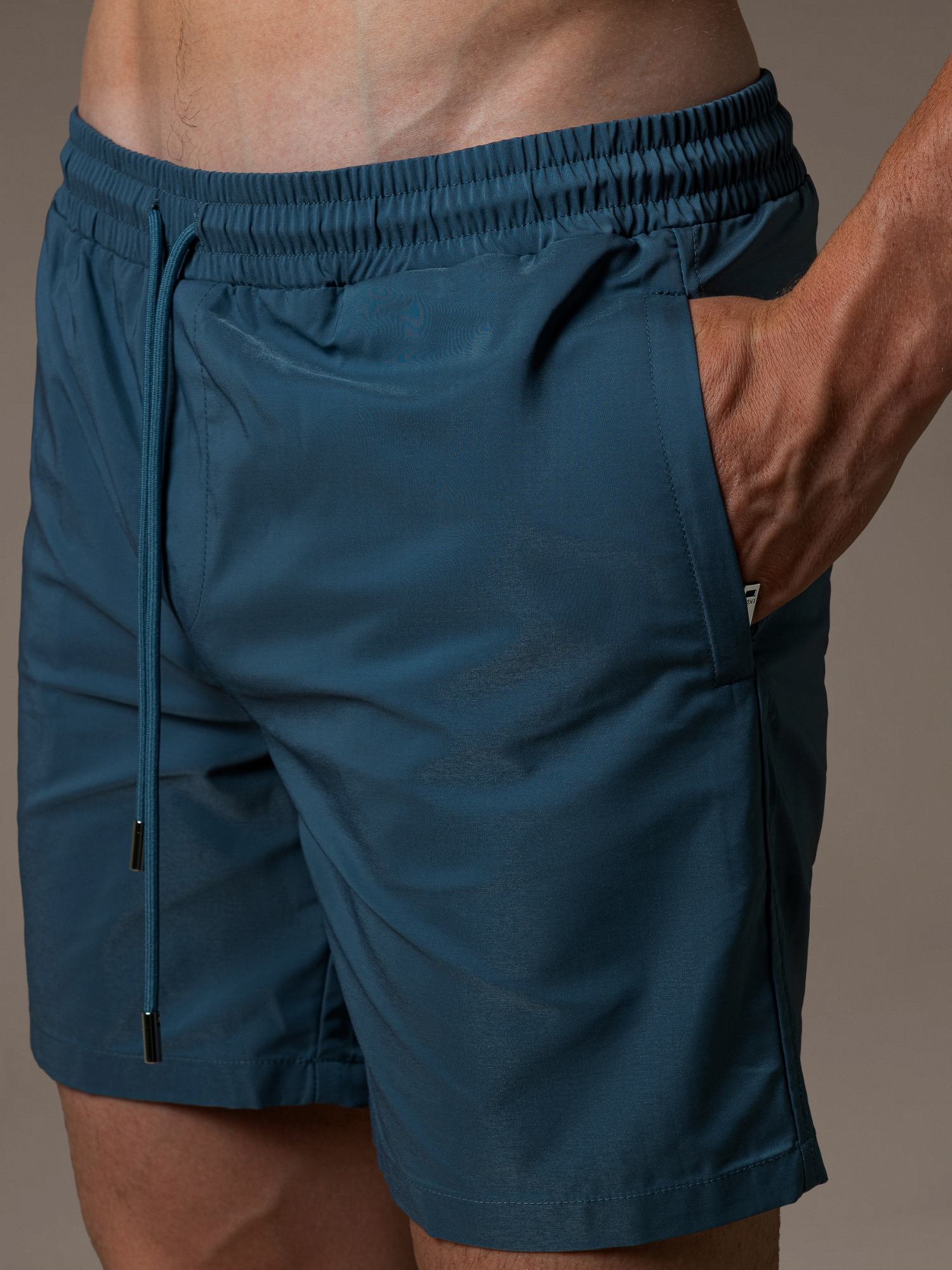 Zip Swim Short - Ocean Blue