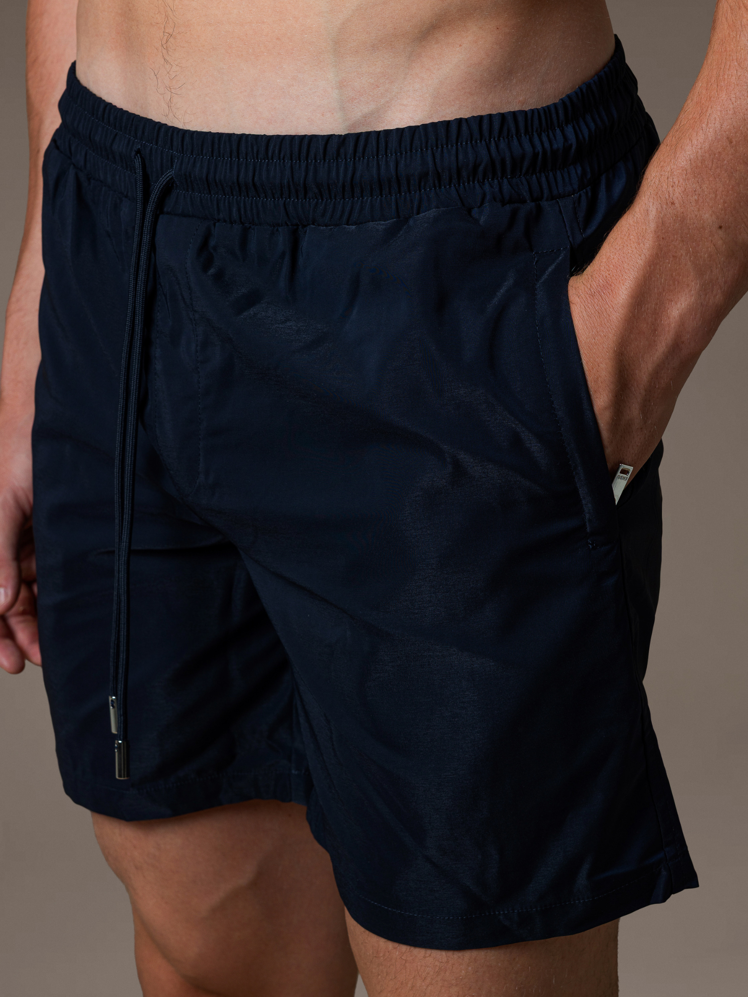 Zip Swim Short - Navy