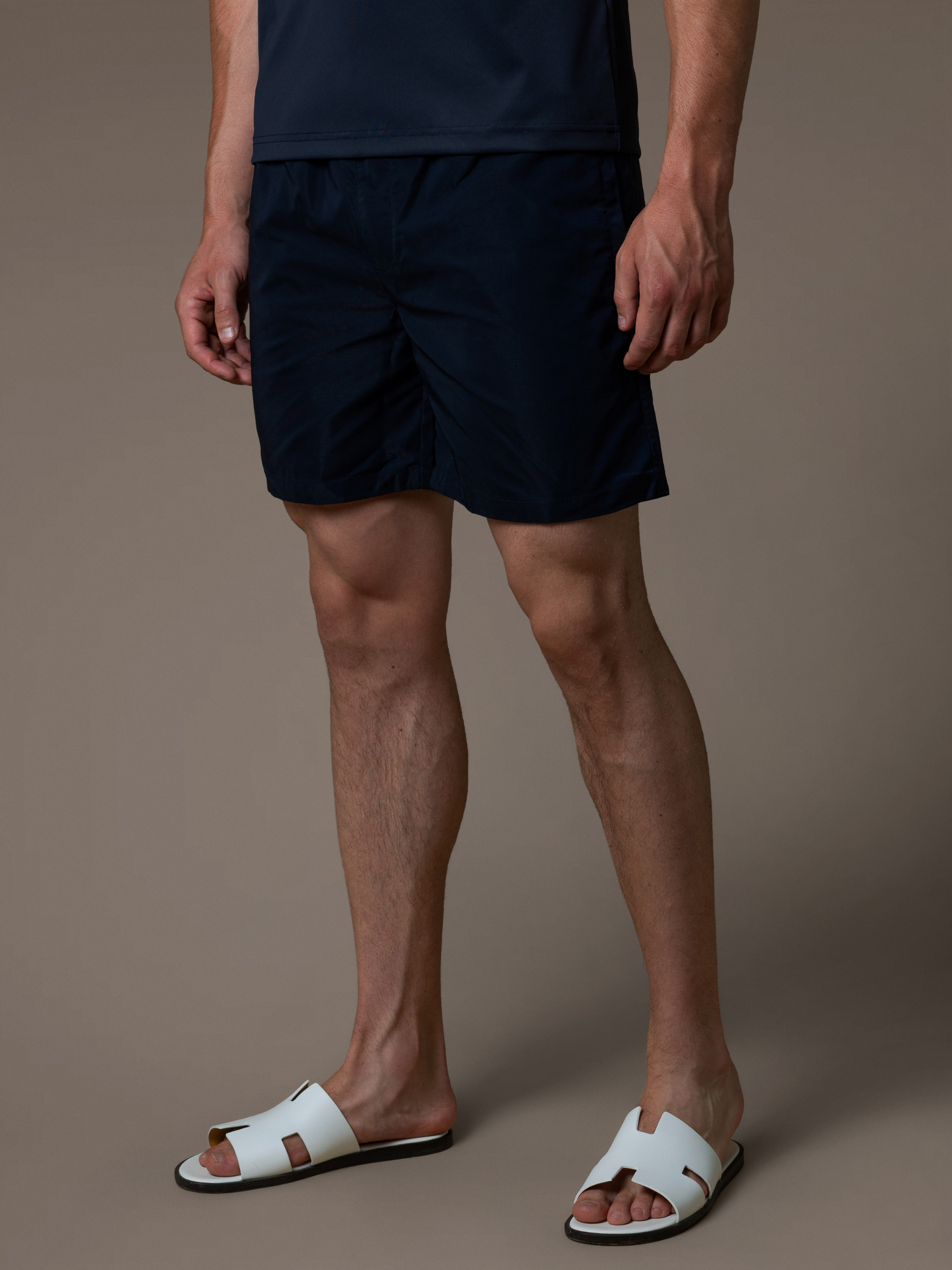 Zip Swim Short - Navy