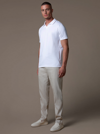 Linen Trousers - Beige