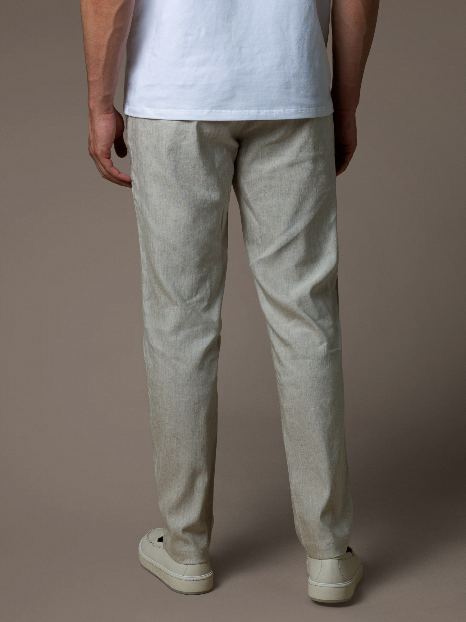 Linen Trousers - Beige