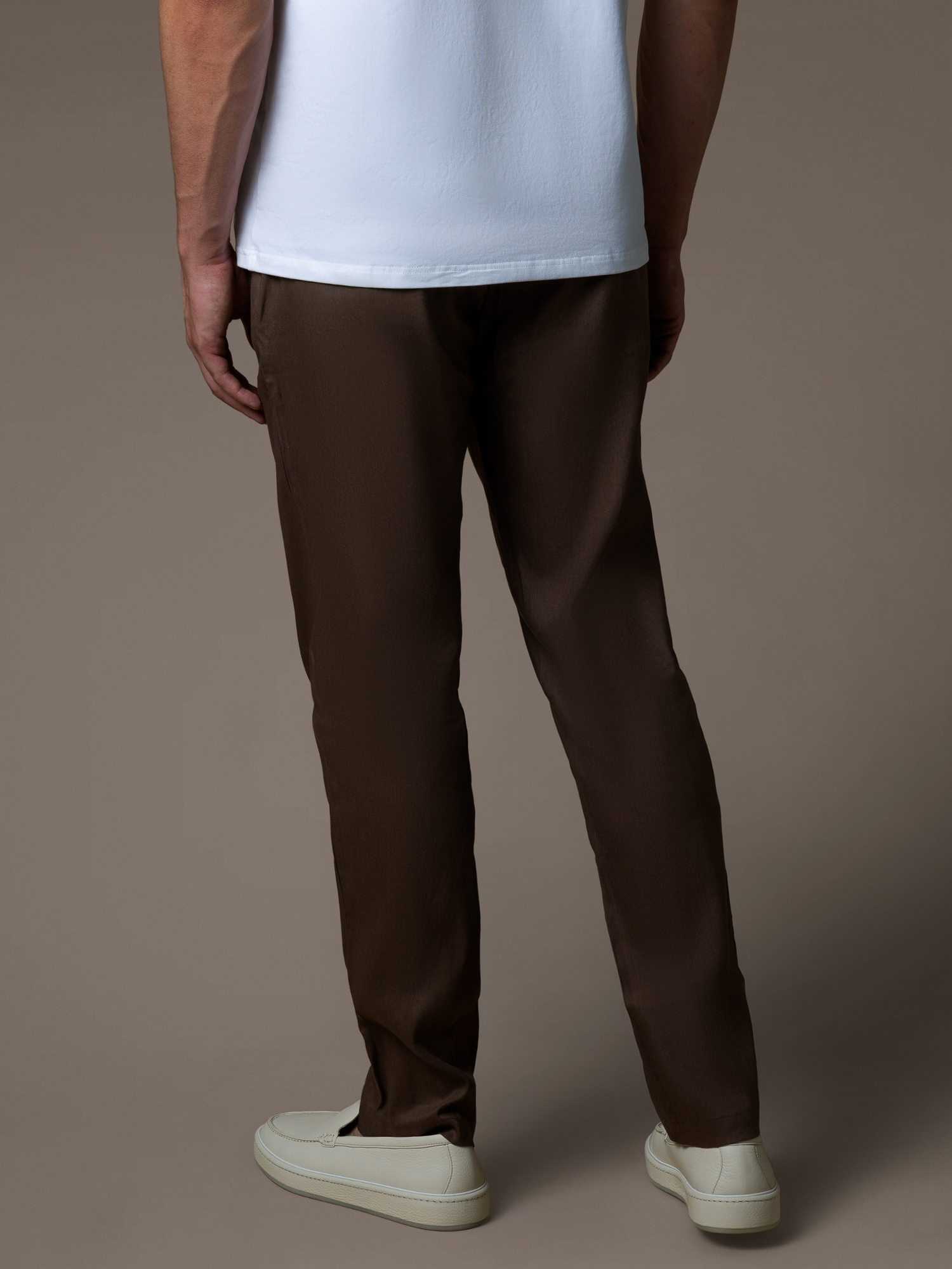 Linen Trousers - Brown