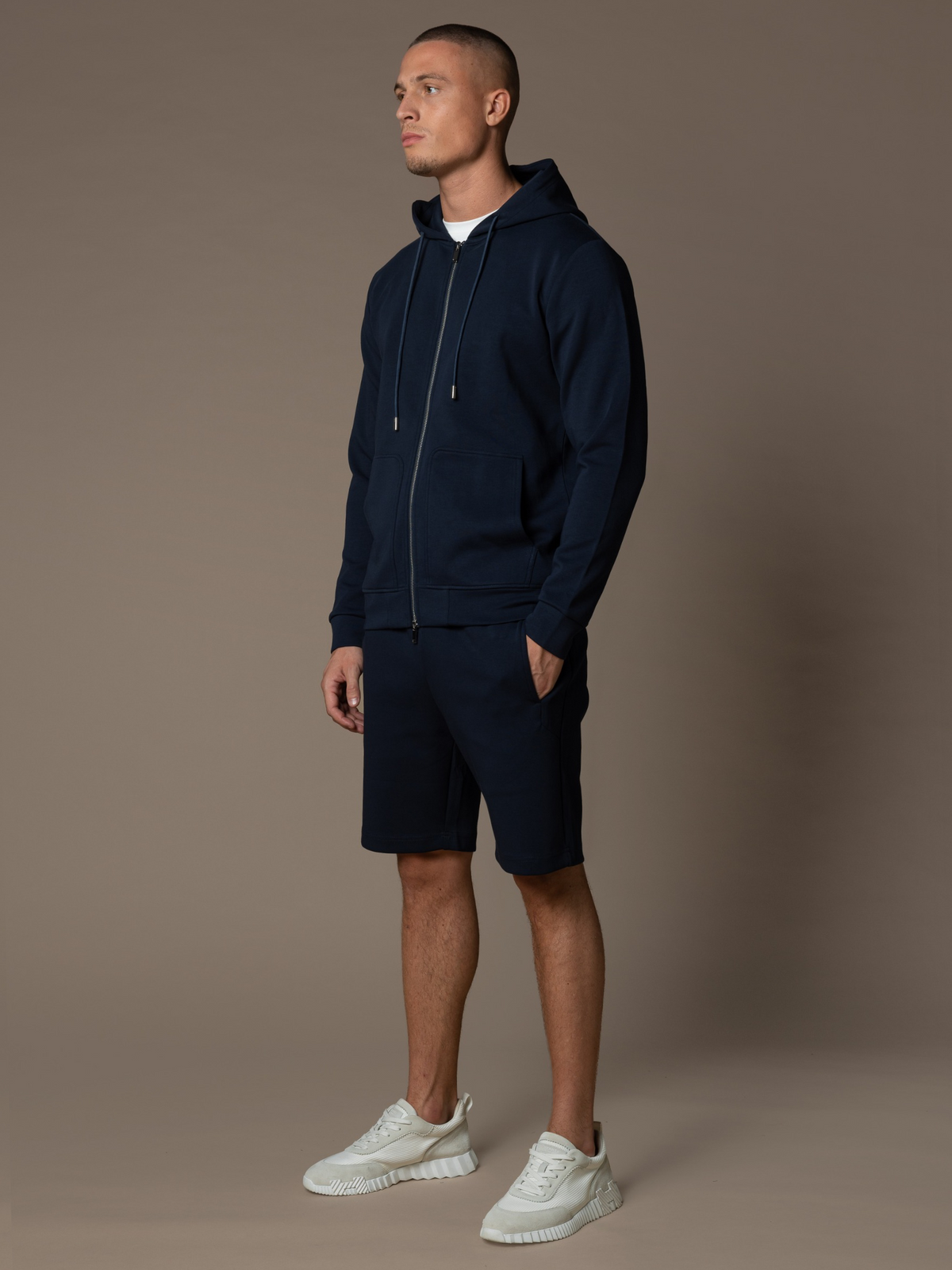 Interlock Flow Short Set - Navy