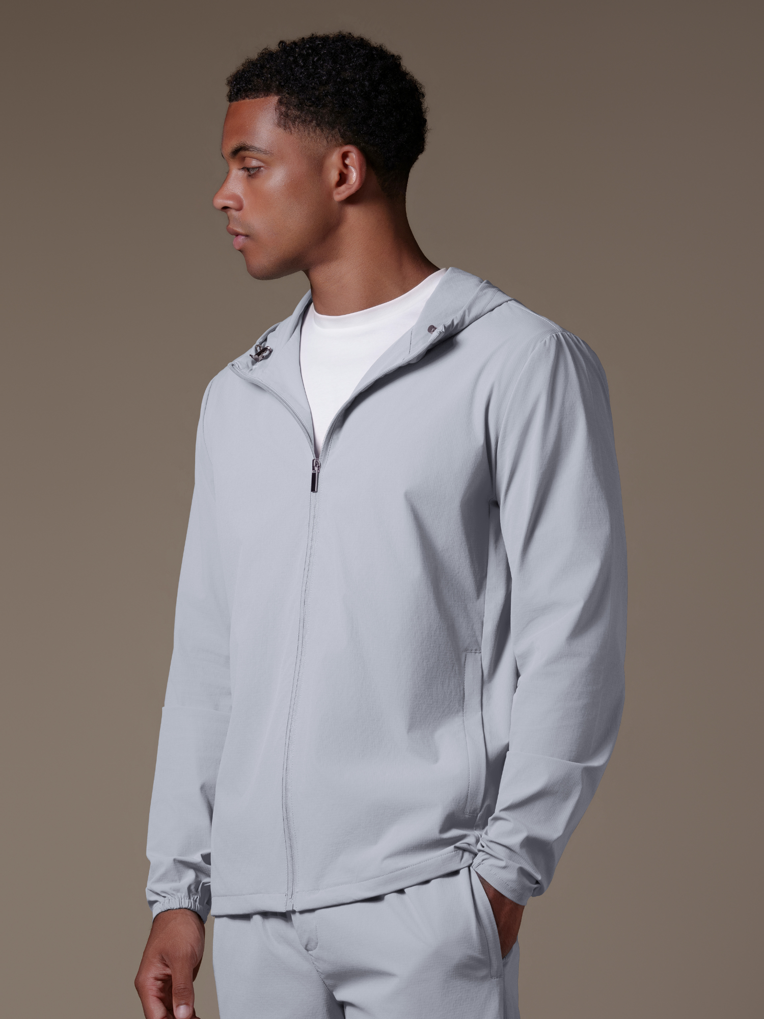 Tech Windbreaker - Grey