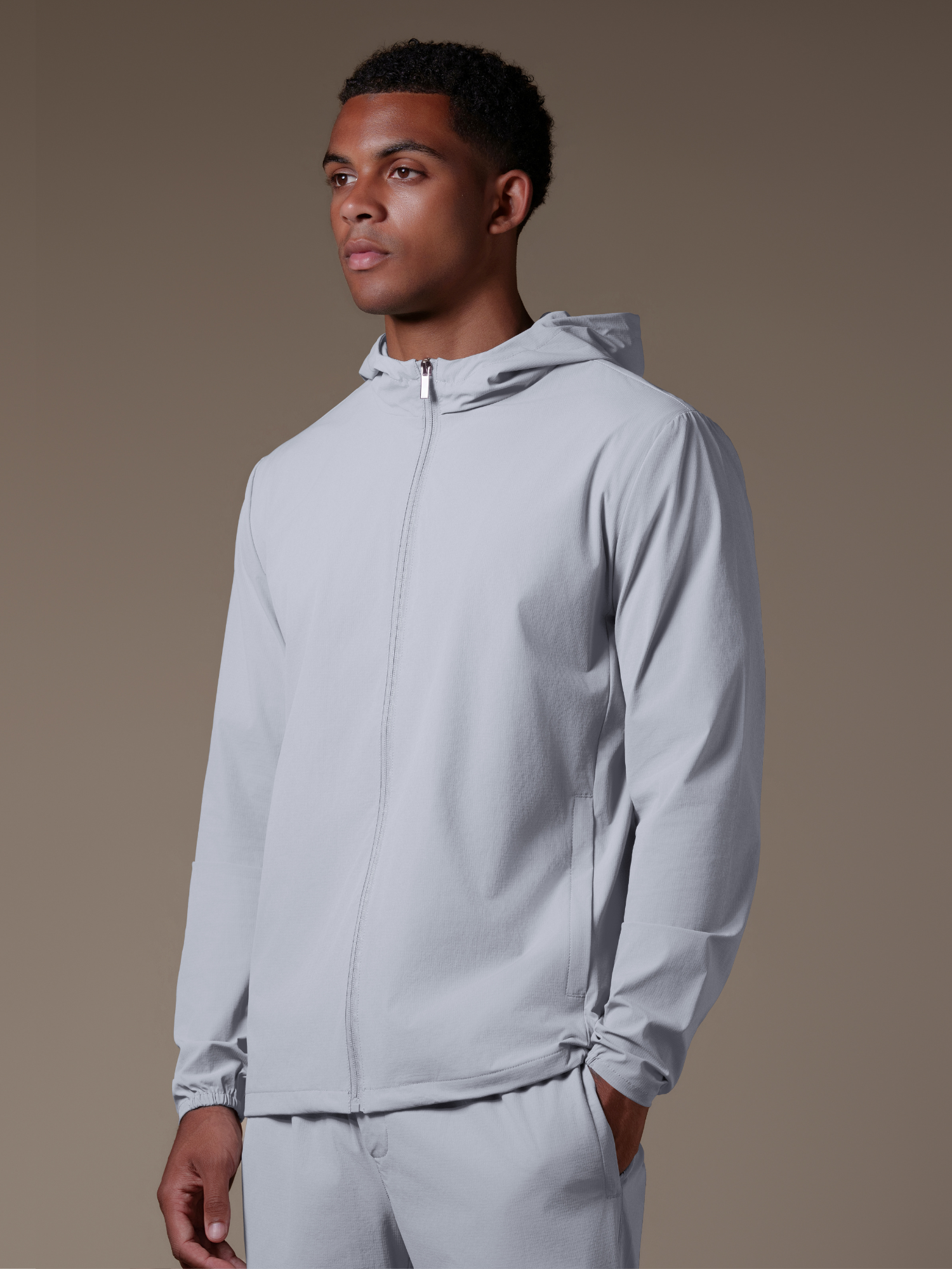 Tech Windbreaker - Grey