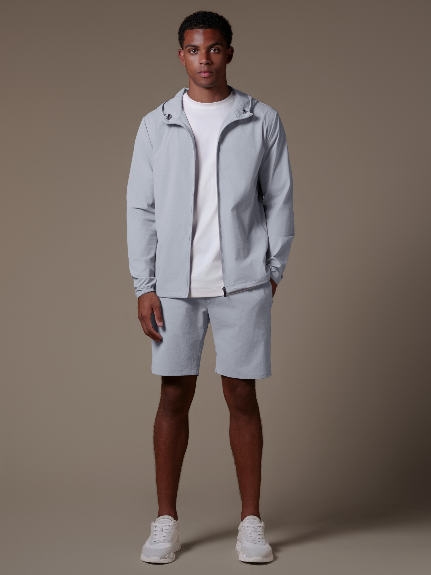 Tech Windbreaker Set - Grey