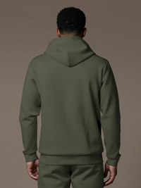 Essential Interlock Flow Hoodie - Forest Green