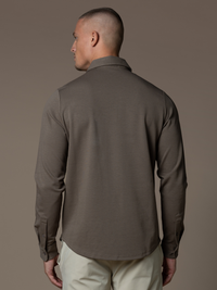 Como Longsleeve Polo - Taupe
