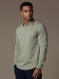 Como Longsleeve Polo - Olive