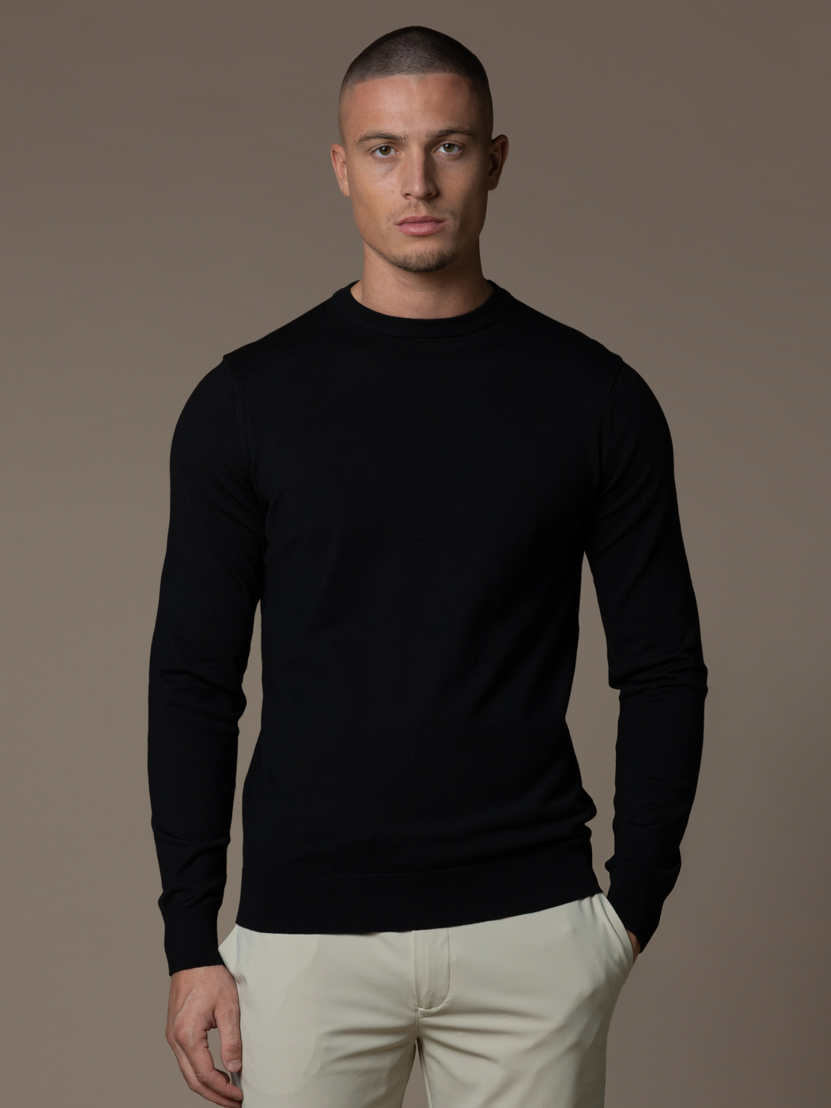 Knit Crewneck - Black