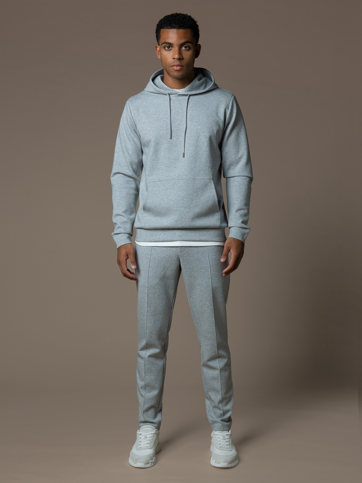 Essential Interlock Flow Set - Cloud Grey