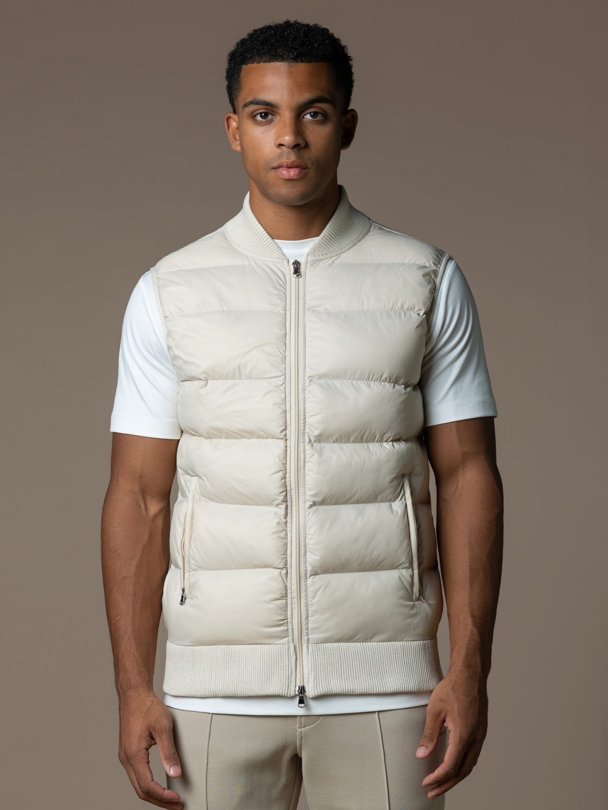 Hybrid Gilet - Beige