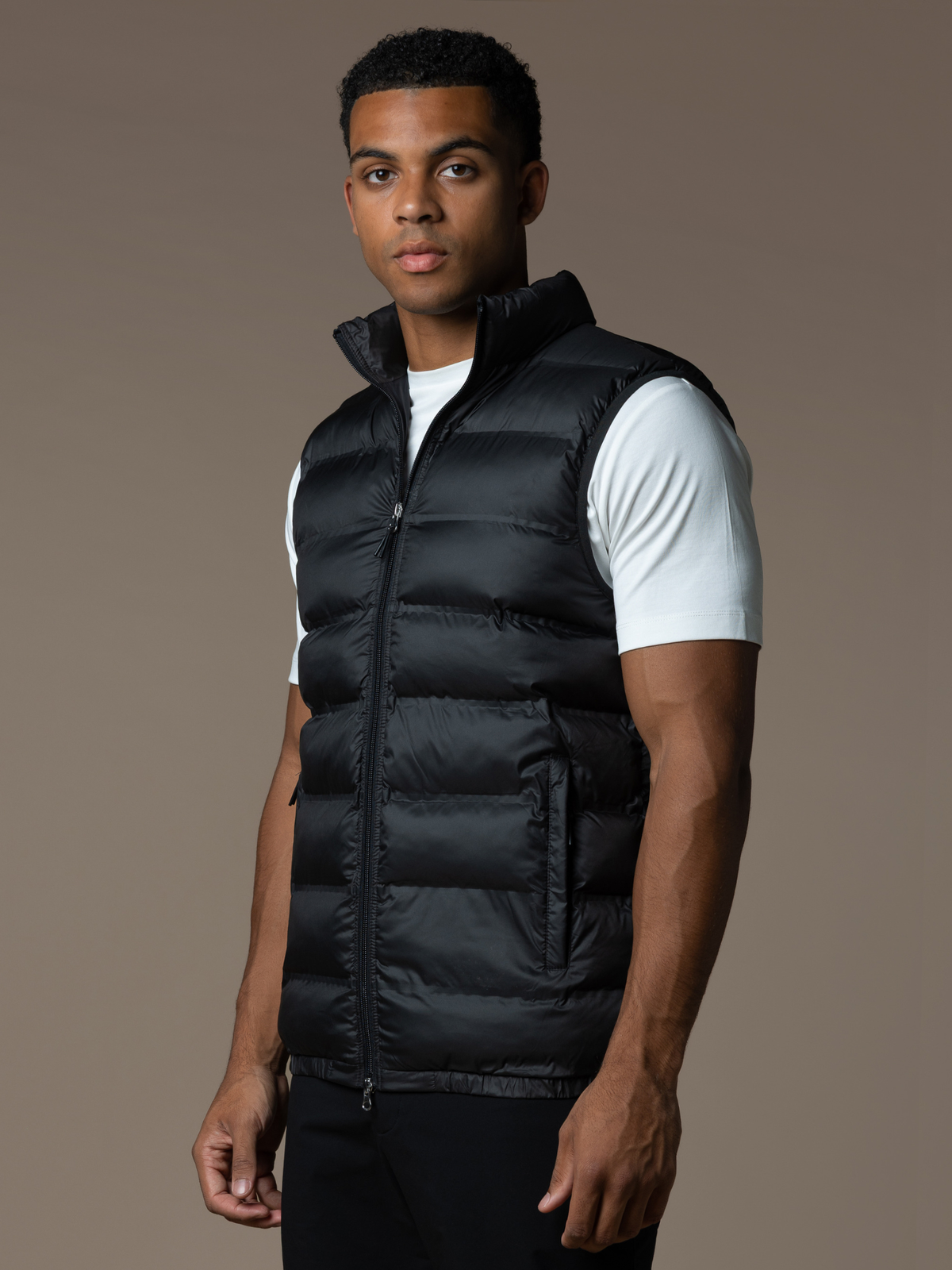 Tech Puffer Gilet - Black