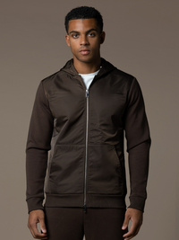 Hybrid Flow Windbreaker - Brown