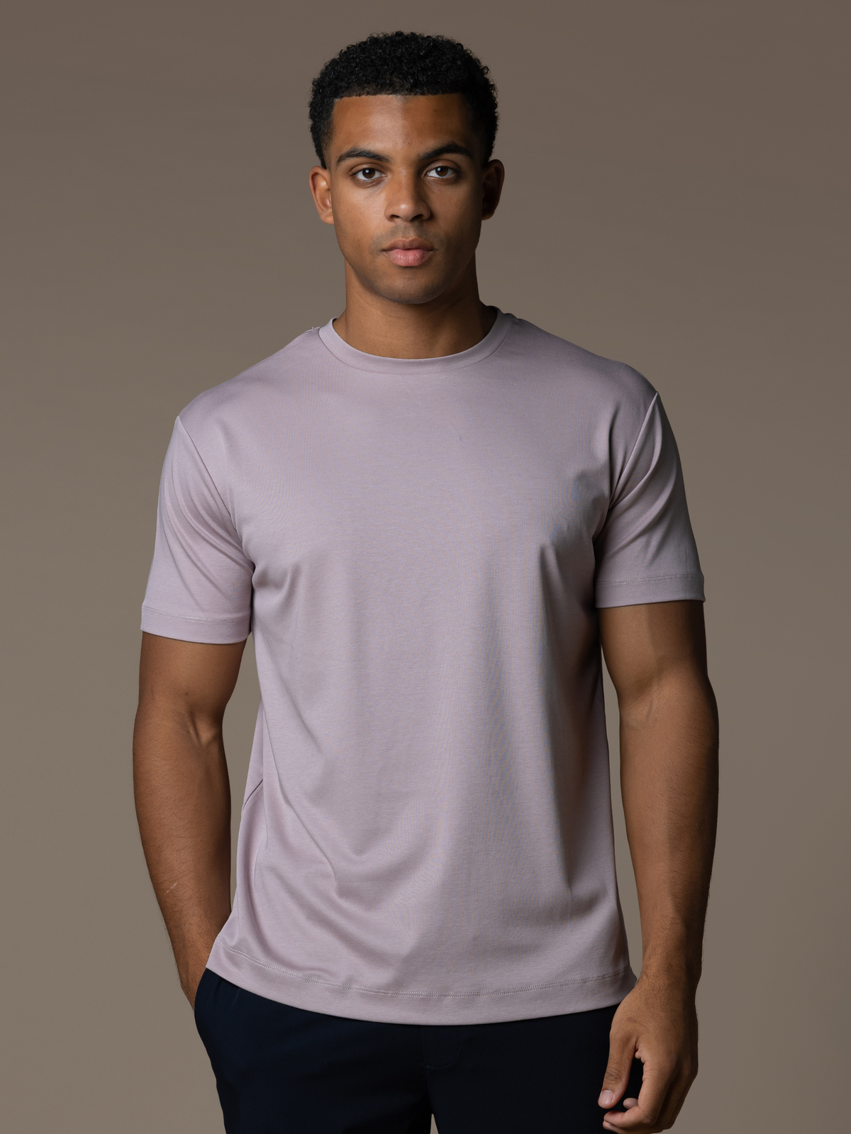 Essential Lux T-Shirt - Ash Rose