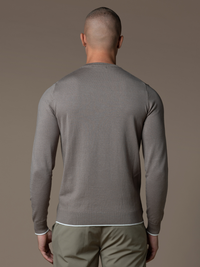 Lino Knit Crewneck - Taupe