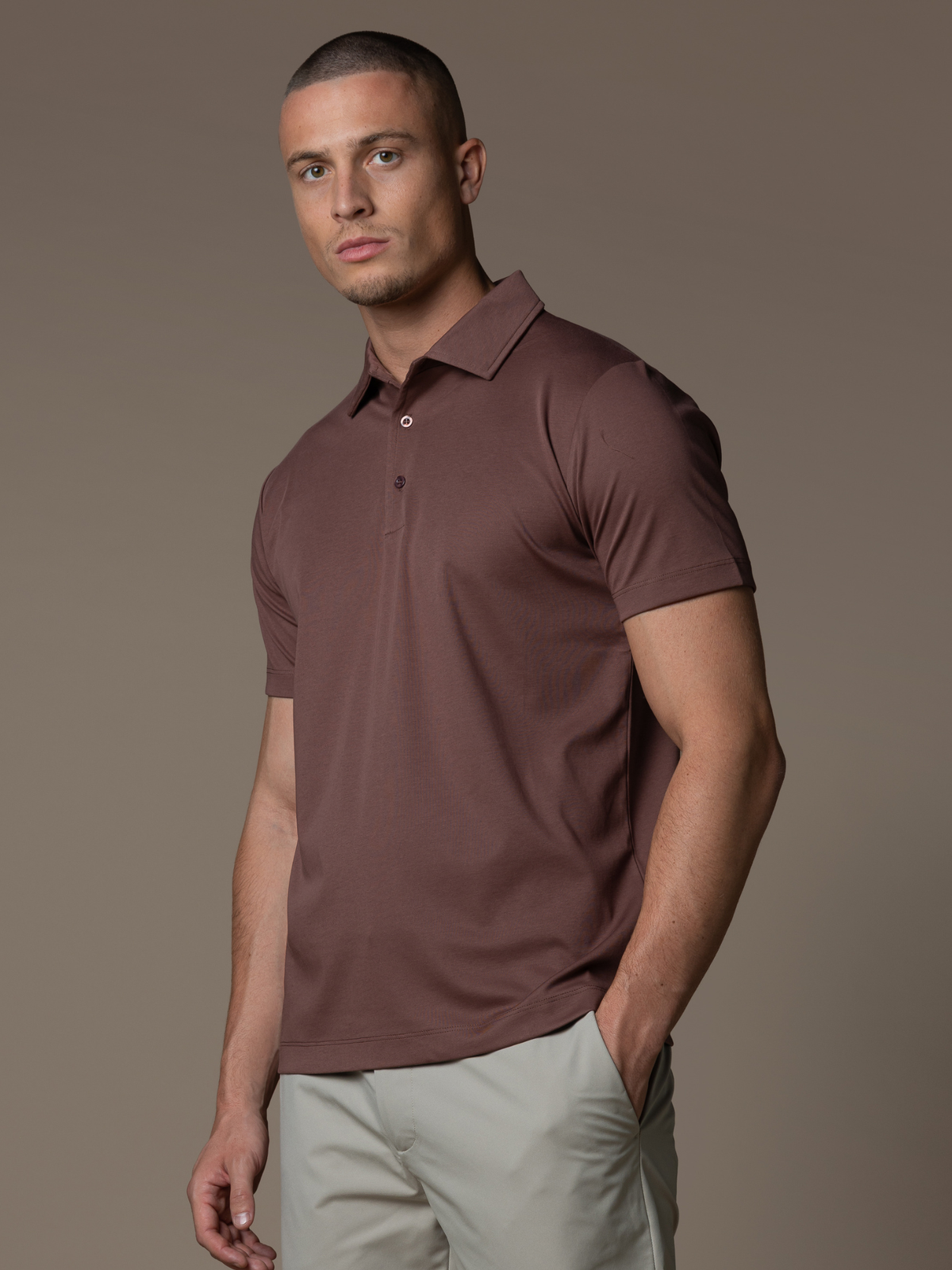 Lux Polo - Maroon