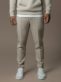 Essential Interlock-joggers - Beige