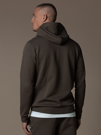 Essential Interlock-huvtröja - Brun