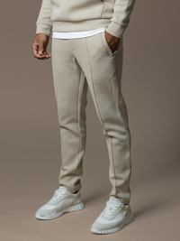 Essential Interlock-joggers - Beige