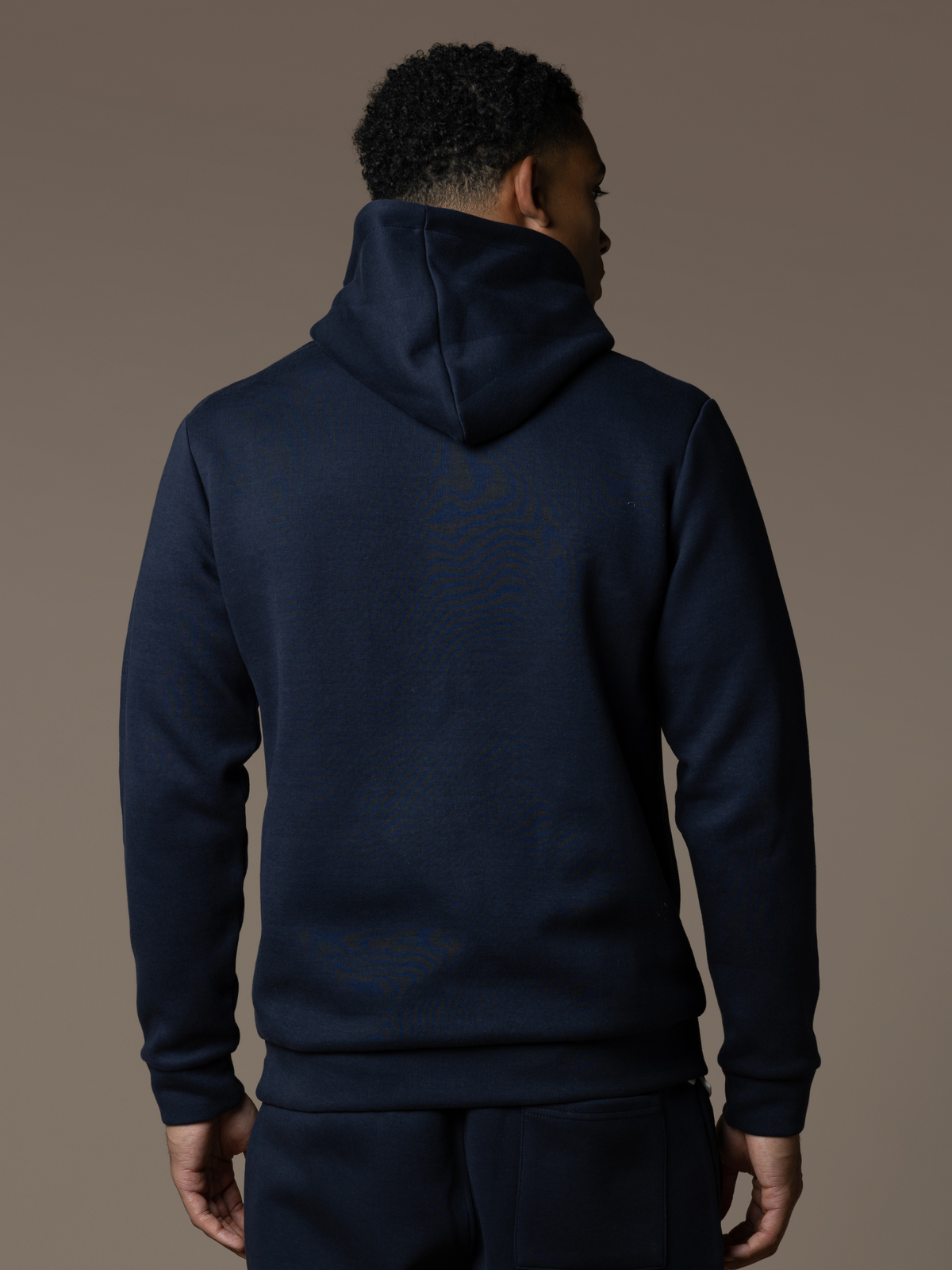 Essential Interlock Hoodie - Navy