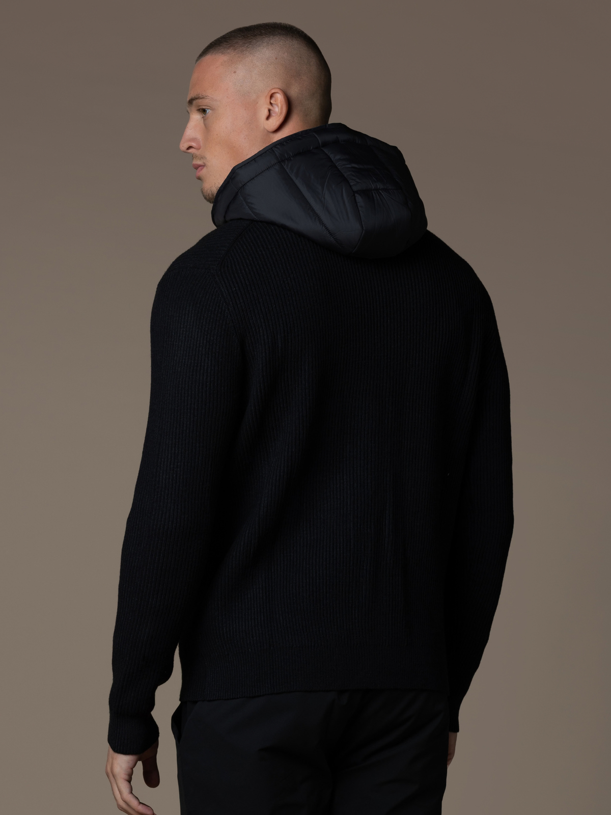 Hybrid Rib Jacket - Black