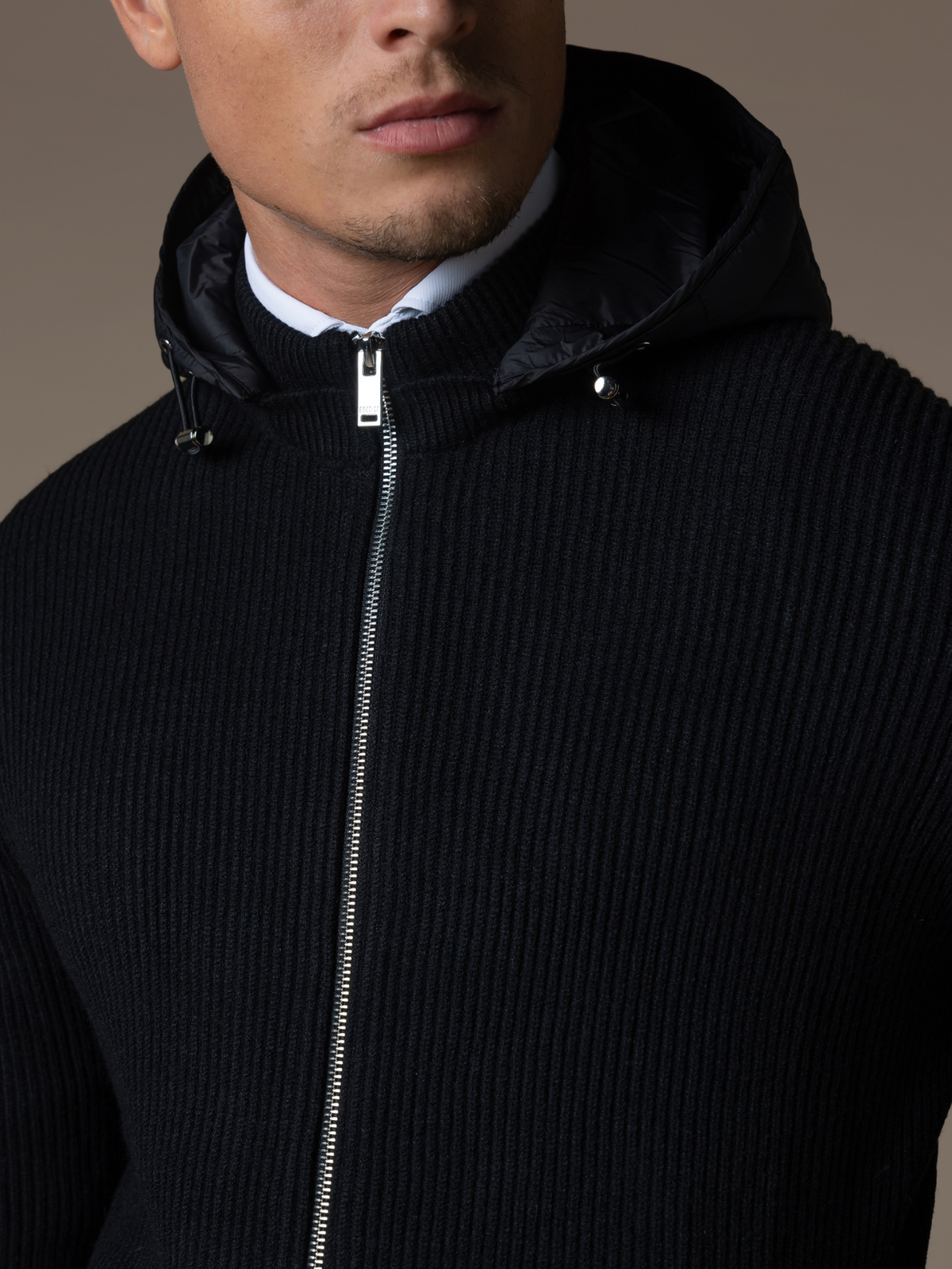 Hybrid Rib Jacket - Black
