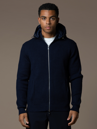 Hybrid Rib Jacket - Navy