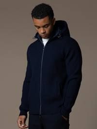 Hybrid Rib Jacket - Navy