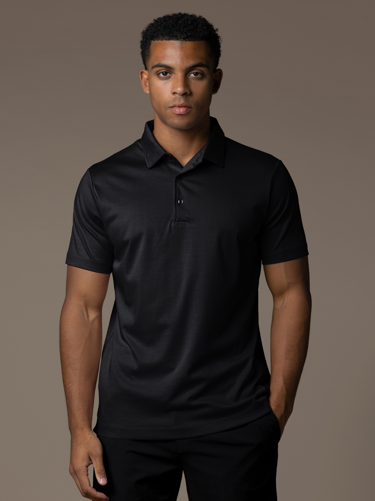 Polo Lux - Negro