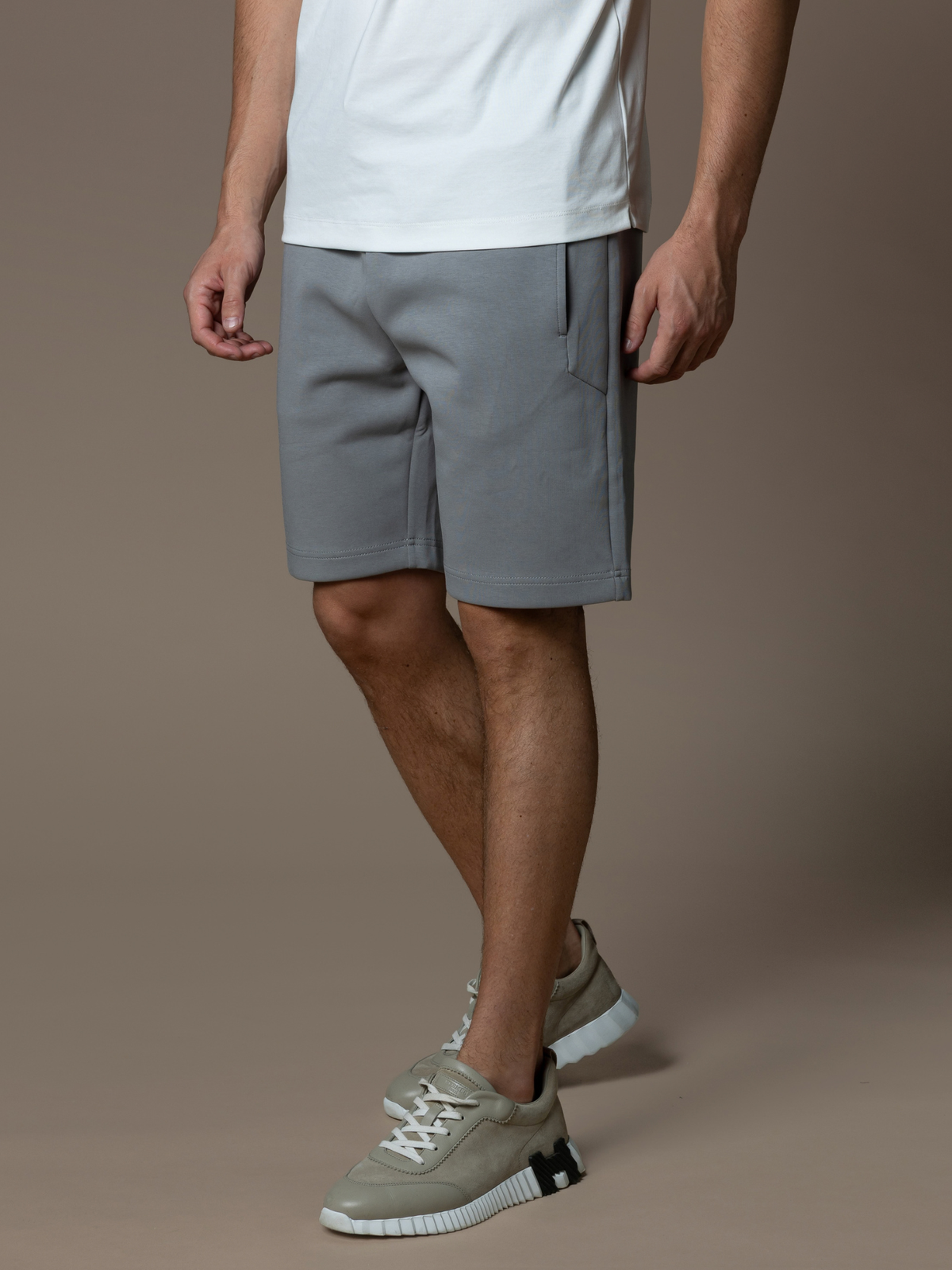 Interlock Flow-shorts - Grå