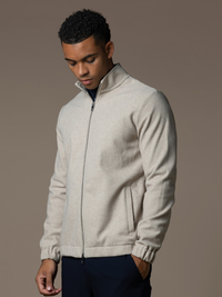 Soft Knit Jacket - Beige