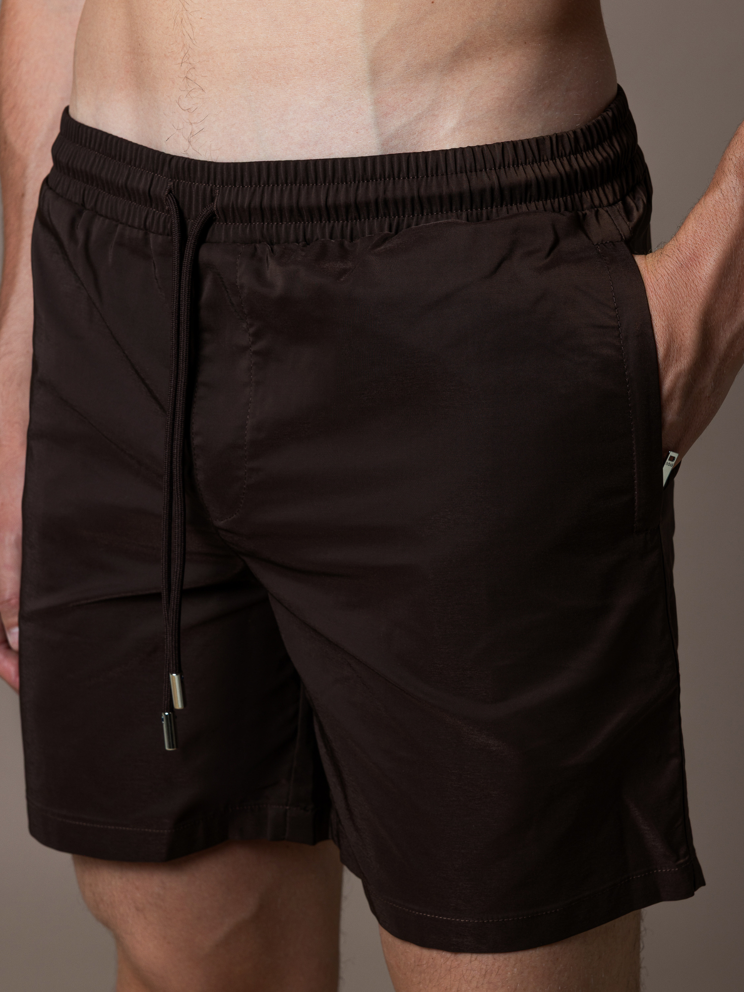 Zip Swim Short - Espresso