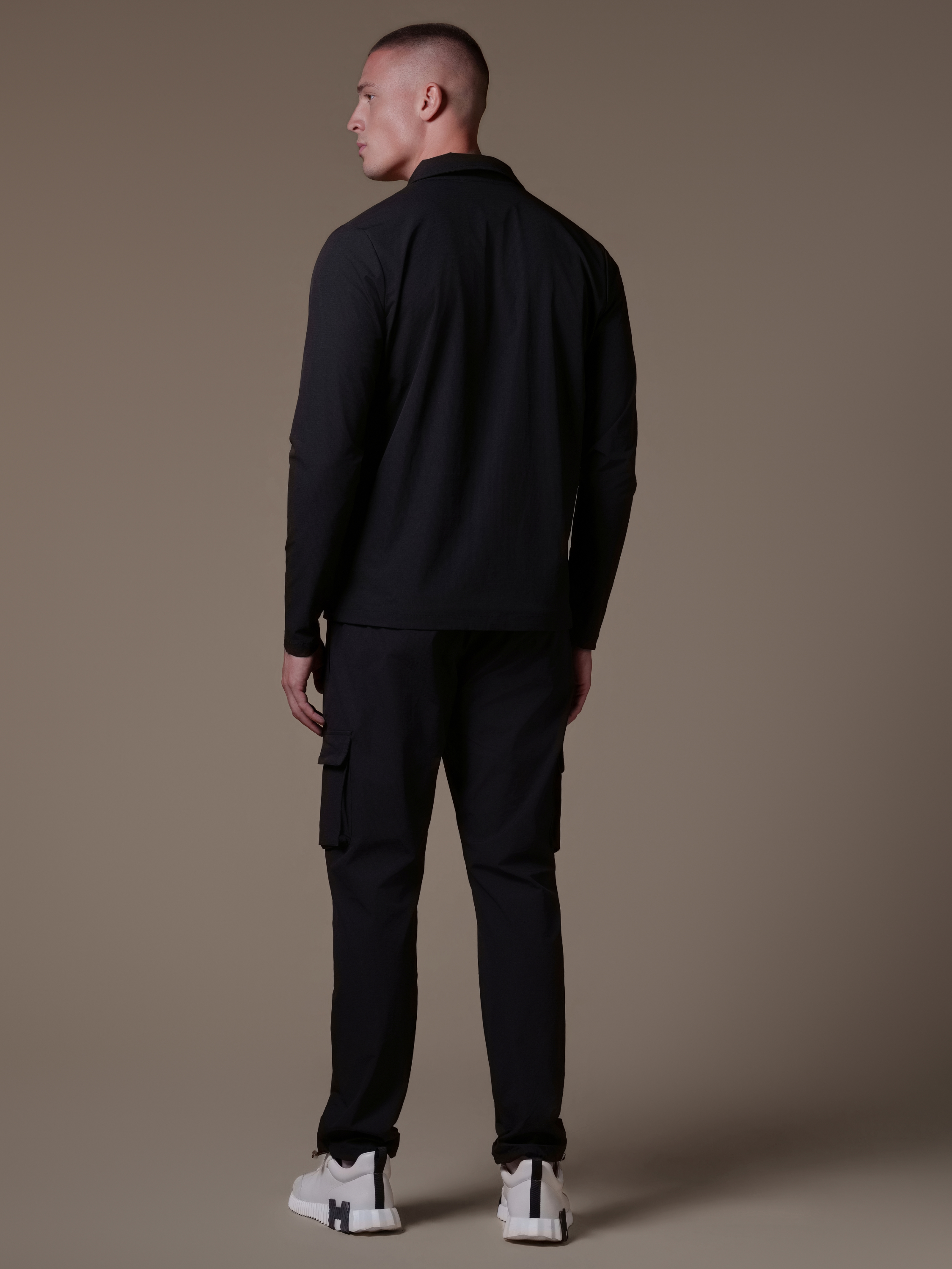 Cargo Tech Jacket - Black