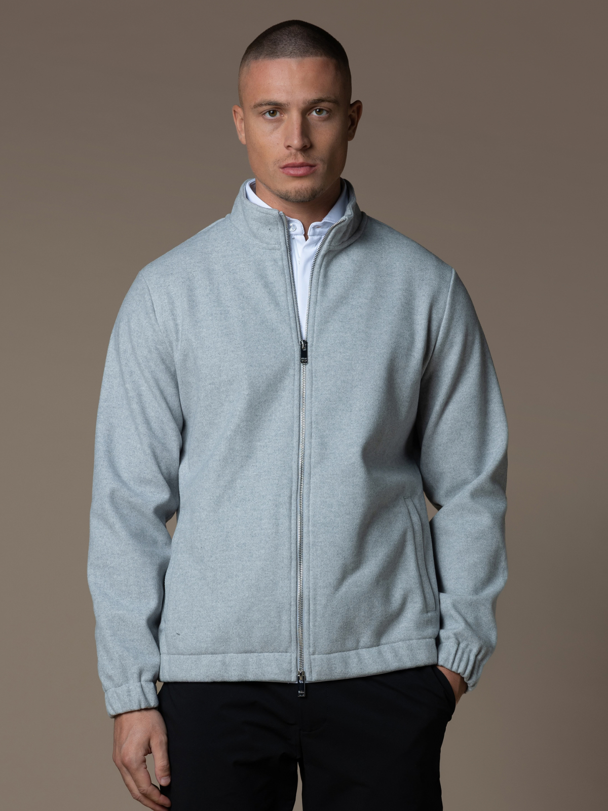 Soft Knit Jacket - Cloud Grey