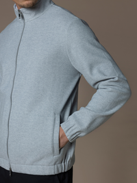 Soft Knit Jacket - Cloud Grey