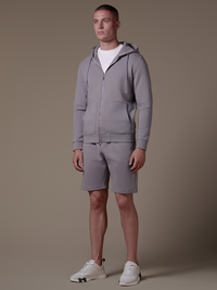 Interlock Flow Short Set - Grey
