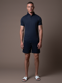 Zip Swim Short - Navy
