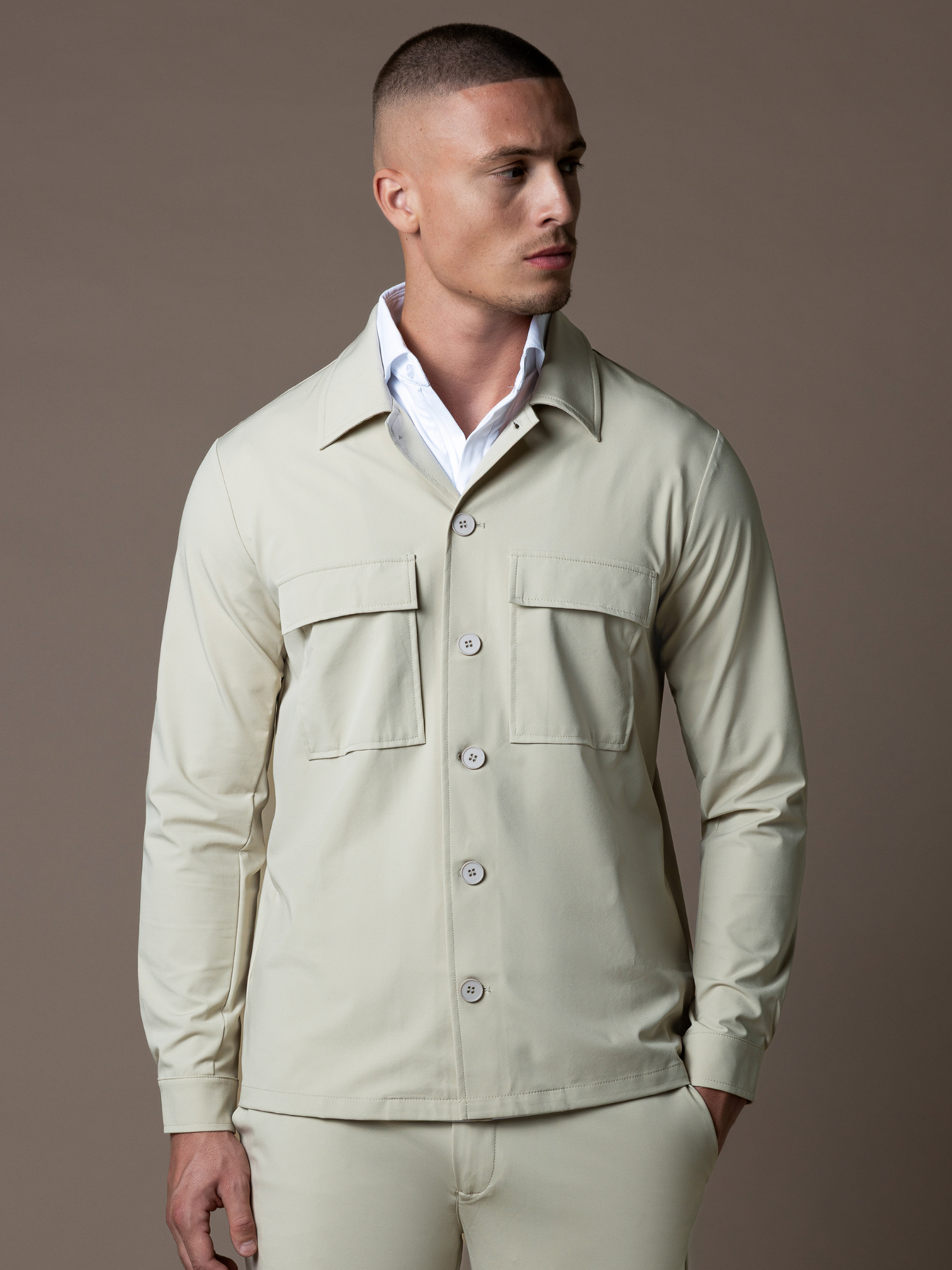 Velo Utility Jacket - Beige