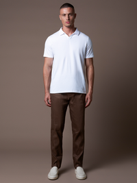 Linen Trousers - Brown