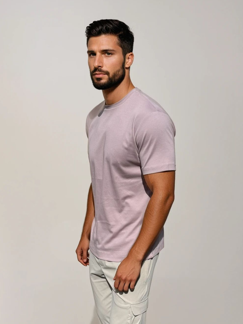 Essential Lux T-Shirt - Ash Rose