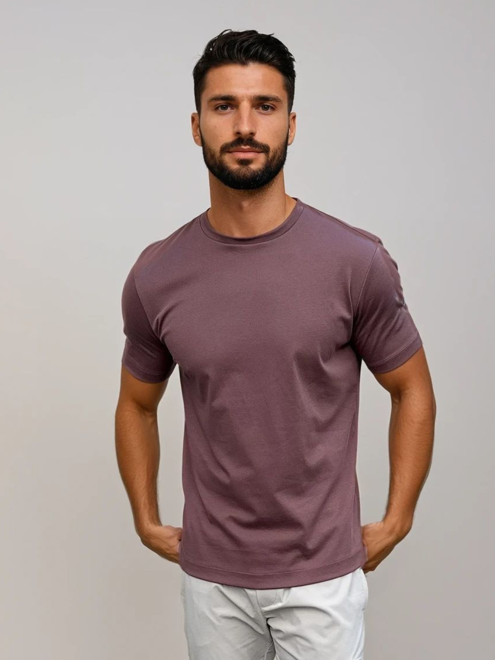 Essential Lux T-Shirt - Maroon