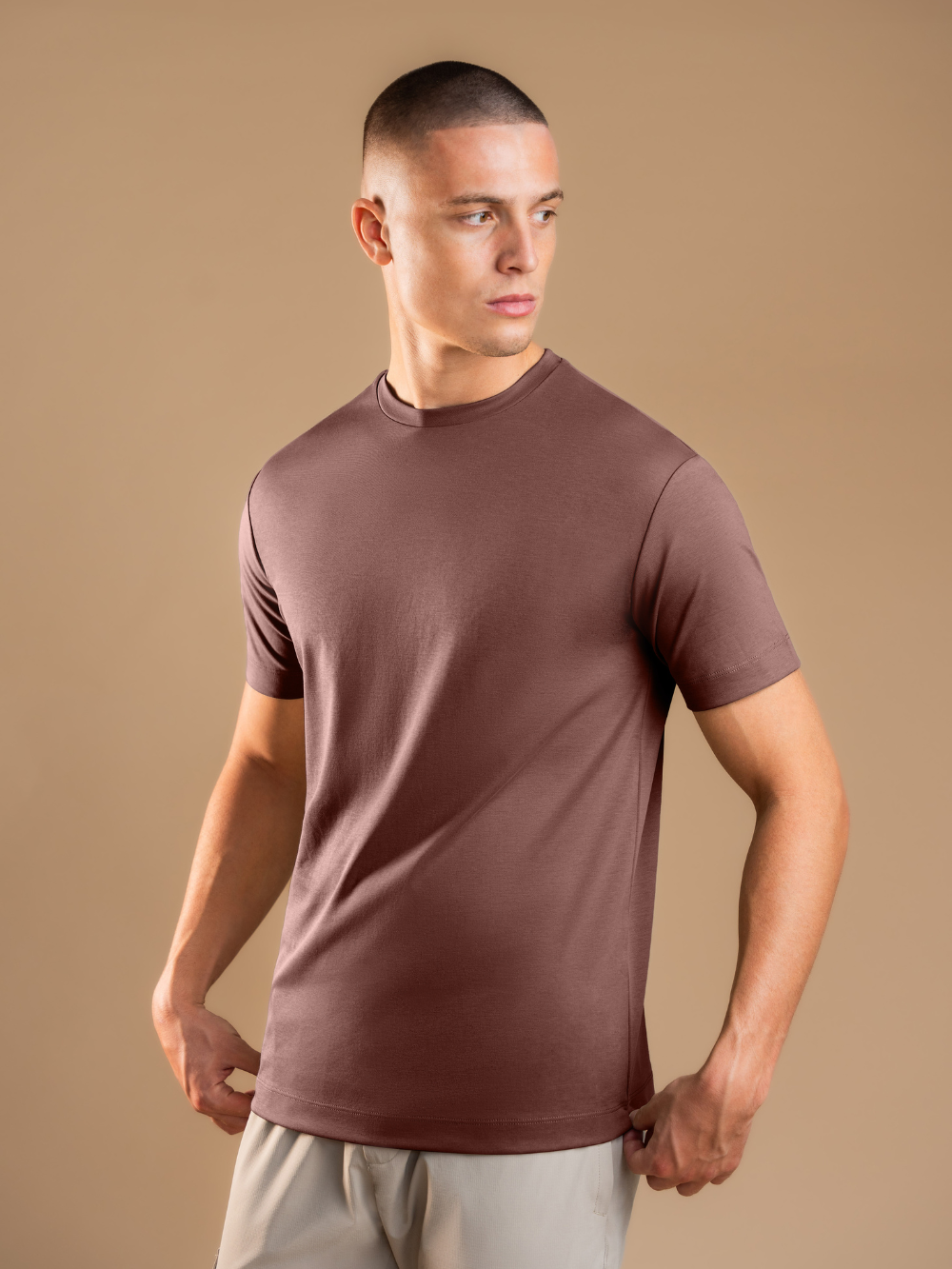 Essential Lux T-Shirt - Maroon